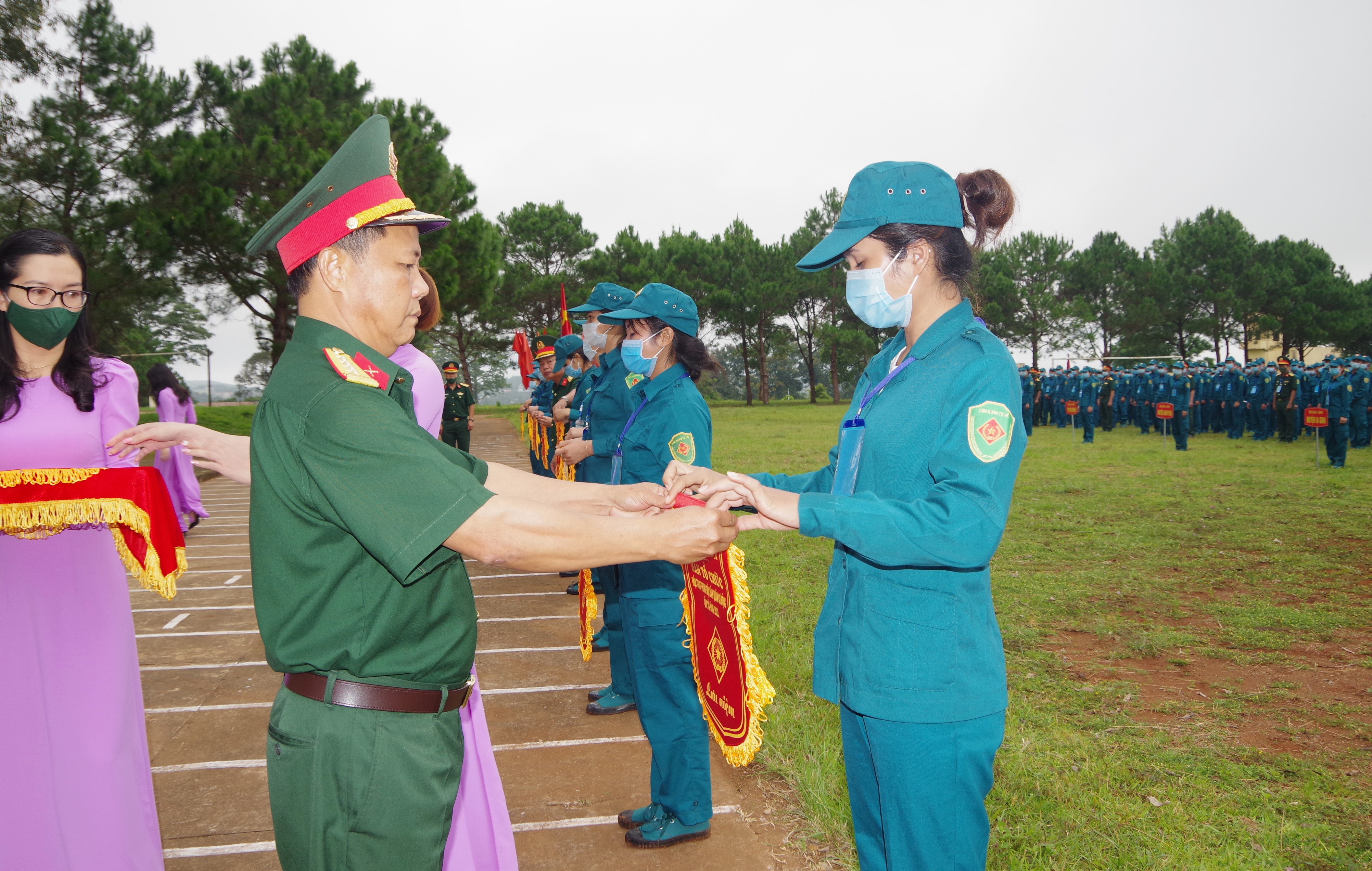 Gia Lai - Gần 600 vận động viên tham gia Hội thao Trung đội Dân quân cơ động xã